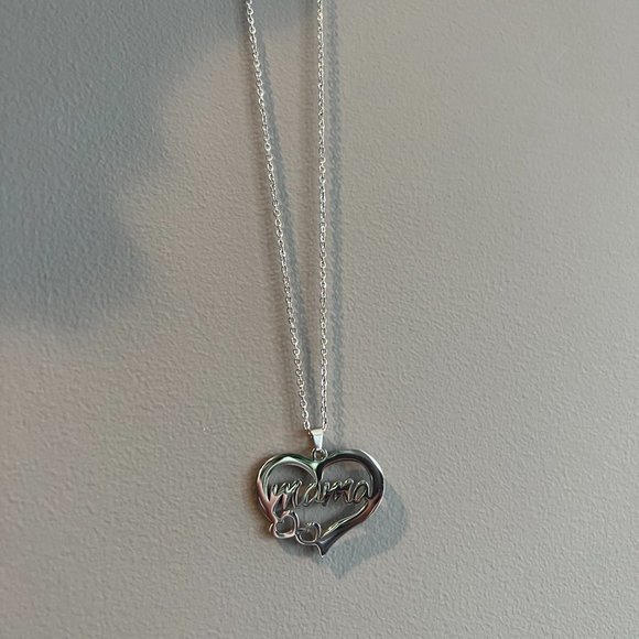 Celebrate MOM! Stainless Steel Mom Pendant and Chain Silver & Gold - Picture 5 of 5